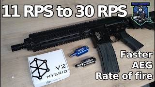 11RPS to 30RPS - How to get a faster rate of fire on an airsoft AEG