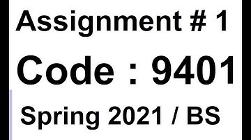AIOU Solved Assignment No 1 Code 9401 spring 2021 | Baloch Academy