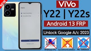 Vivo Y22/Y22s Android 13 Frp Bypass | Unlock Google Account Lock Without PC - Fix Reset Not Working screenshot 4