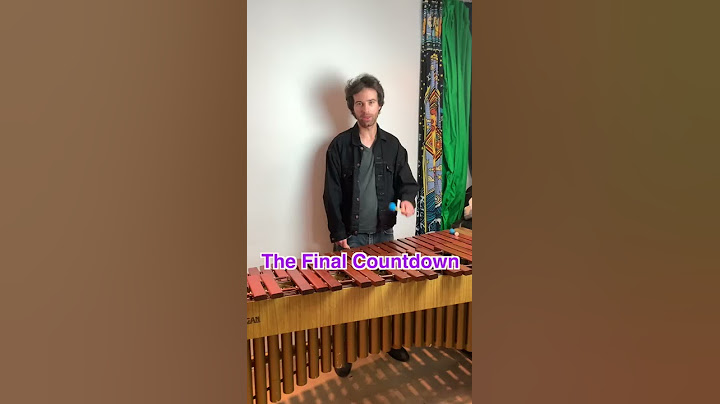 Europe - The Final Countdown Mallet Instrument Test!