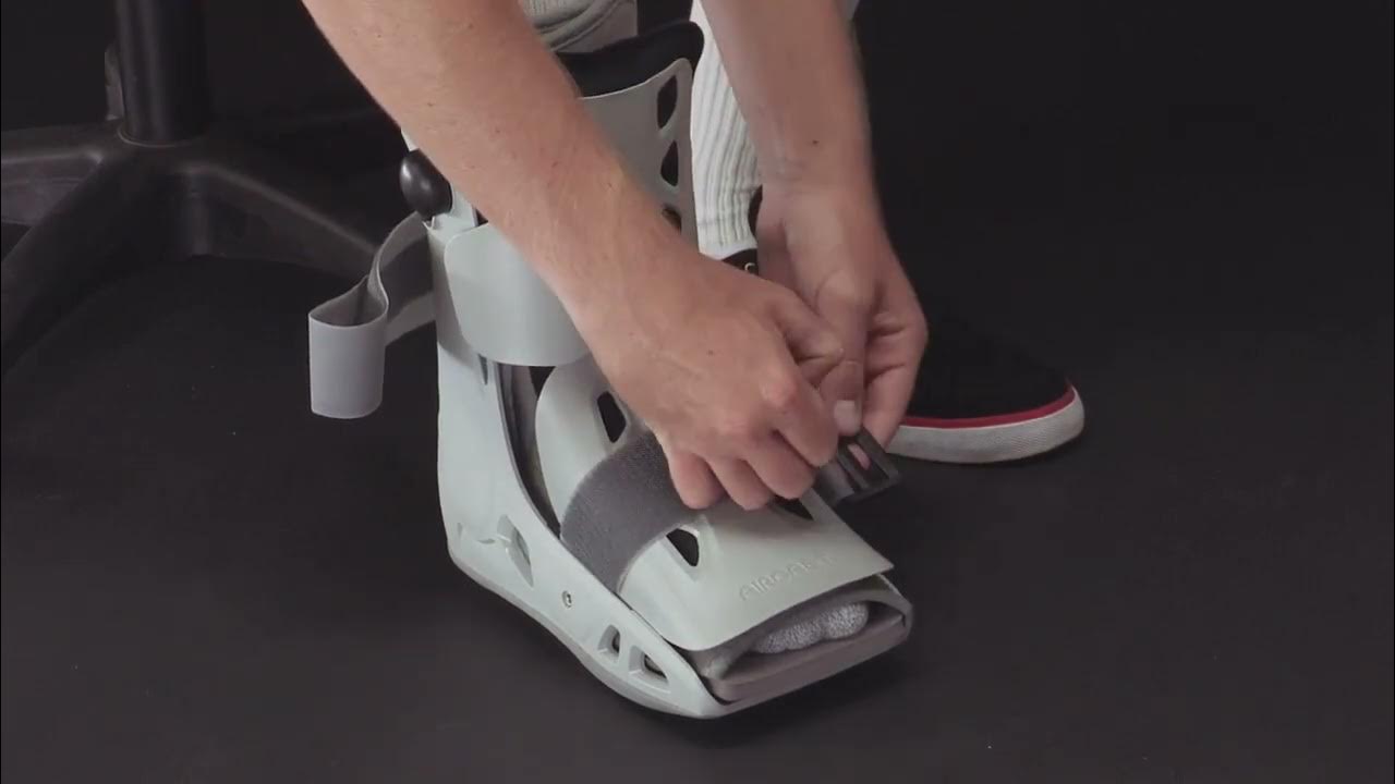How to fit the AirSelect Short Walking Boot YouTube