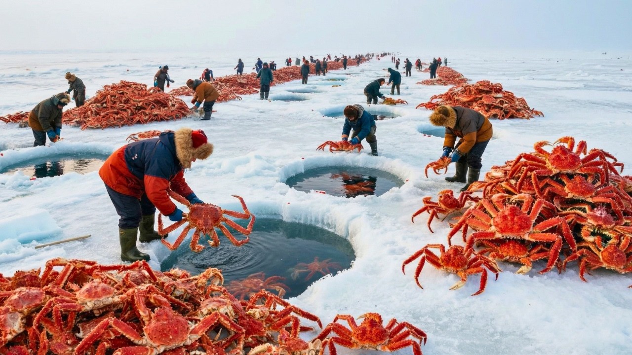 72 Hours of Alaska King Crab Fishing in Freezing Bering Sea Waters ...