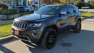 2015 JEEP GRAND CHEROKEE LIMITED Startup Engine & In Depth Tour