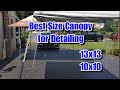 Best Size Canopy For Detailing? 13x13 vs 10x10- Which Works Best For YOU?