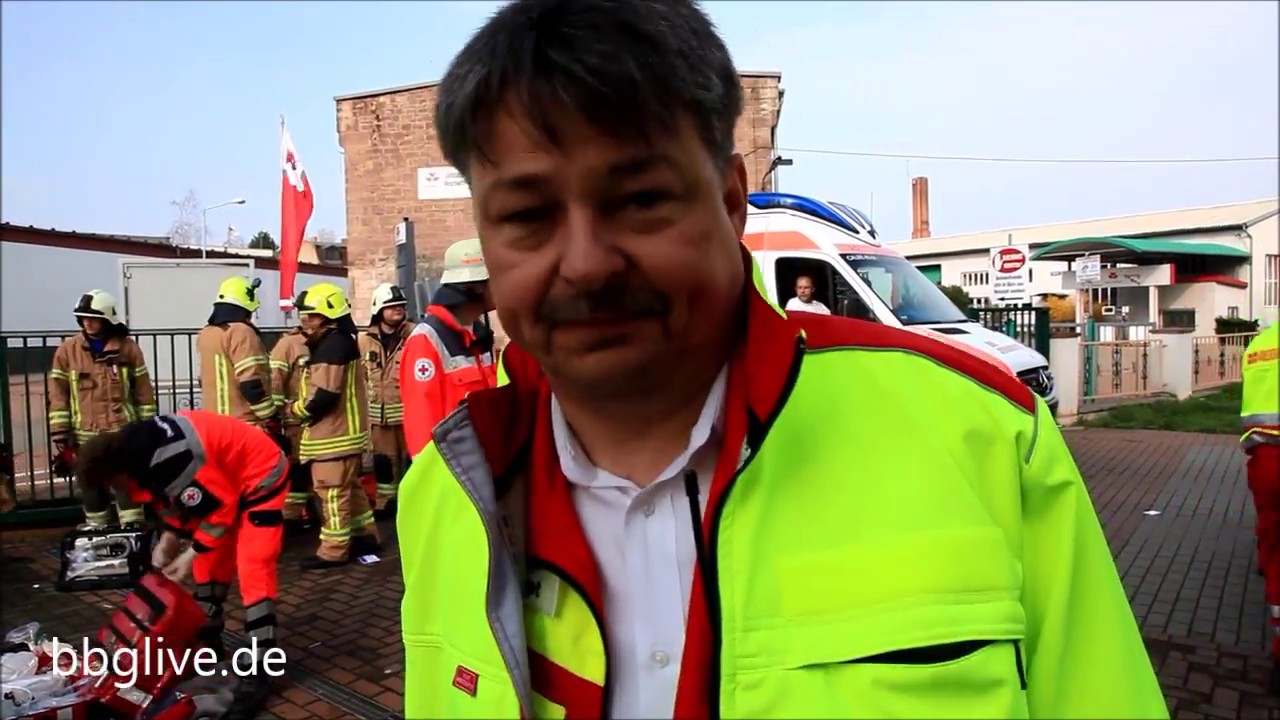 Rettungsdienstliche Übung des Salzlandkreises