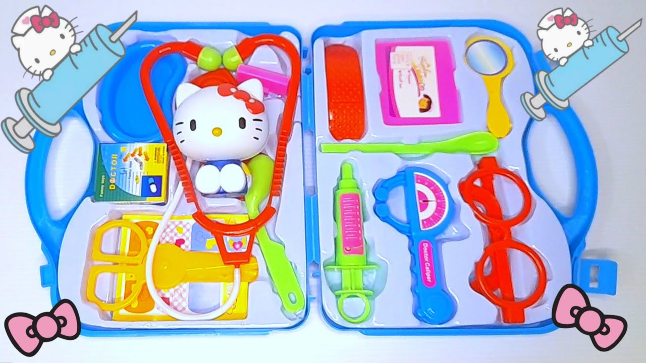 5 Minutes Satisfying With Unboxing Hello kitty Doctor Set hello kitty