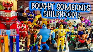 I BOUGHT AN ENTIRE 90s TOY COLLECTION! || (Power Rangers, Biker Mice, Mighty Ducks, Aladdin & More!)