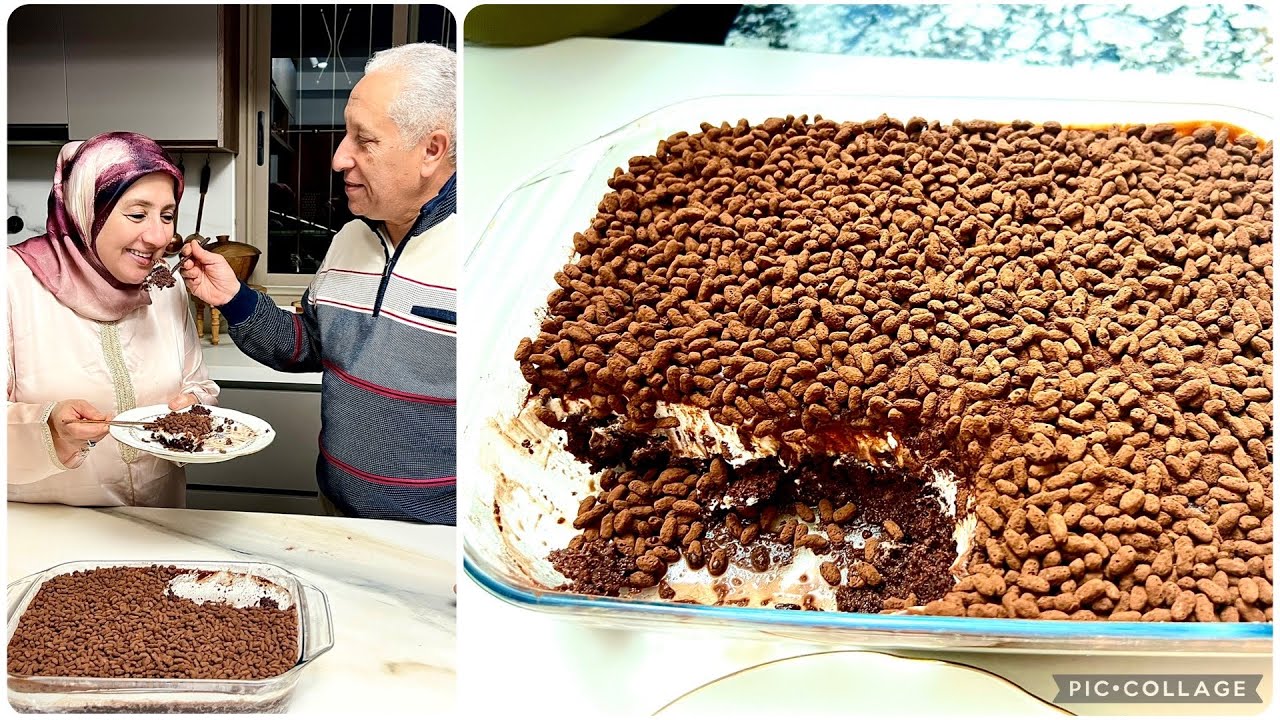 كيكة أحمد لي دايرة تراند جربناها بالطريقة ديالنا النتيجة جات روعة لذيذة بزاف تستحق التجربة 🥰🥰