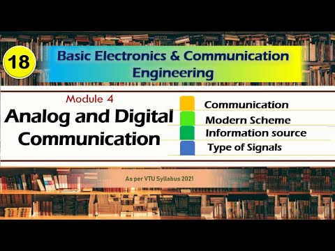 M4 L1 | Communication System | Basic Electronics and communication VTU