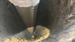 Foraj fantana 32m adancime ,bazin de apa de 28 de metri!✅ (water supply drilling in Romania)