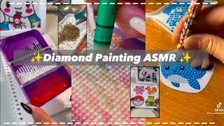 Diamond Painting ASMR videos TikTok compilations ✨ | Asmr vedio | ASMR's