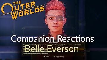 The Outer Worlds - Companion Reactions - Belle Everson