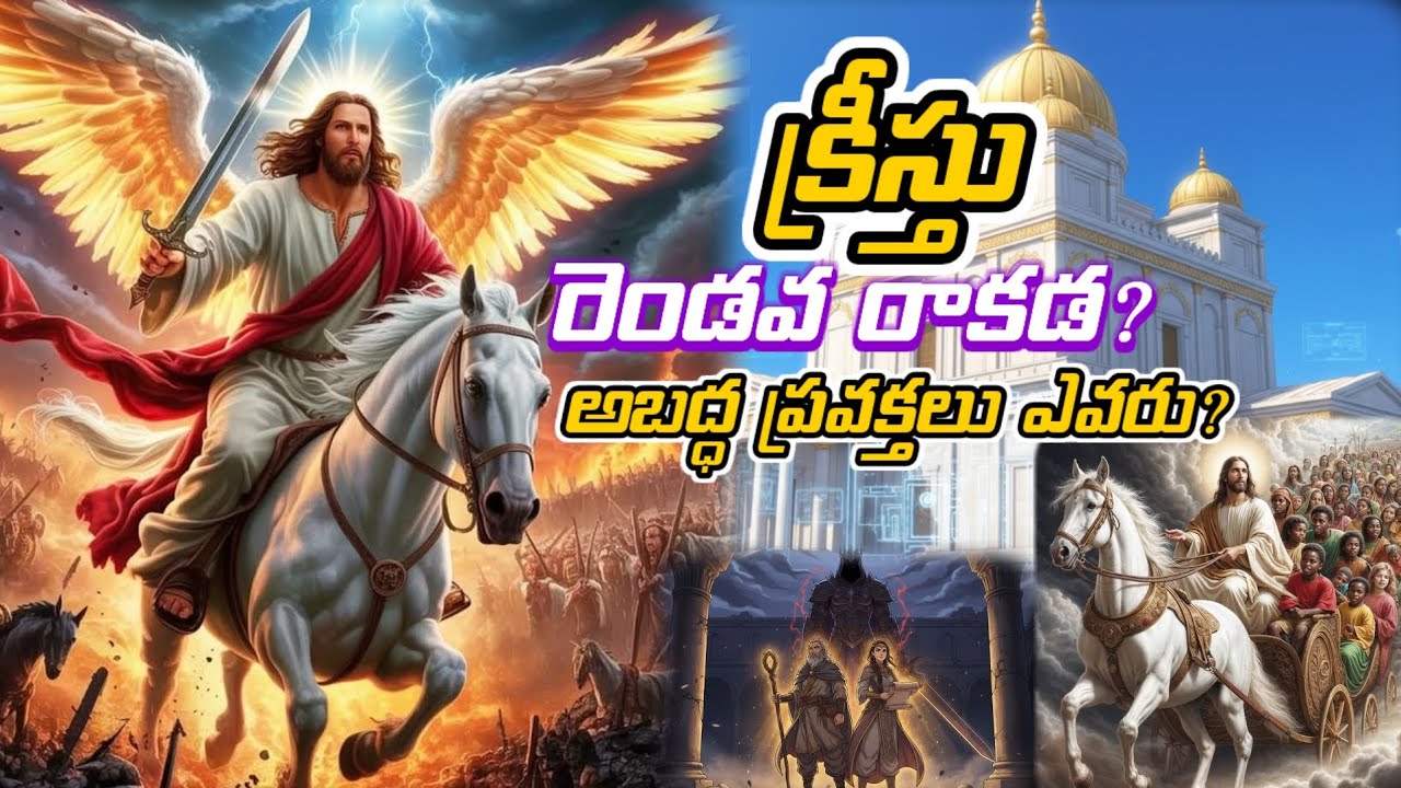 ఏసుక్రీస్తు రెండవ రాకడ ఎప్పుడు వస్తుంది? సిద్ధపడిన వారు ఎవరు!#biblestories#jesuschrist #biblestudy 