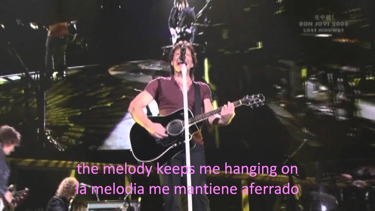 BON JOVI The radio saved my life tonight (Subt. Ingles - Español) - YouTube