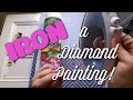 How to Iron Poured Glue/Mounting Film Adhesive Diamond Paintings and Replace Clear Covers!