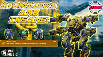 Typhon atomizers are still one of the best f2p weapons! war robots Update 9.9.9 #warrobots
