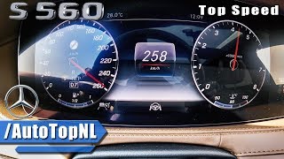 2018 Mercedes Benz S Class S560 4Matic ACCELERATION & TOP SPEED 0-258km/h by AutoTopNL