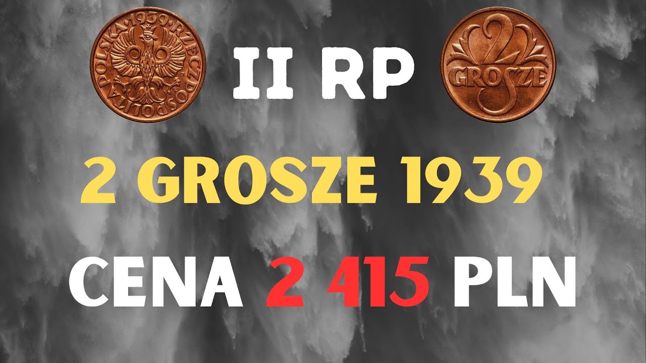 II RP. 2 Grosze 1939. Cena 2415 PLN !!!
