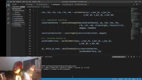 Multibody dynamics software with python part 6