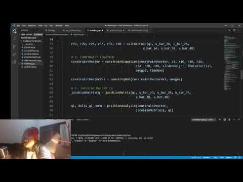 Multibody dynamics software with python part 6 - YouTube