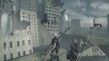 Nier:Automata Flooded City How to get "hidden" chests  (SPOILERS)