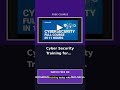 Cyber Security Training for Beginners: Start Your IT Security #Shorts