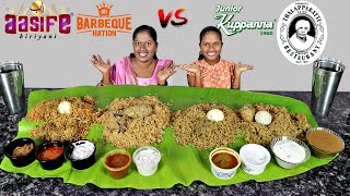 BIRYANI SPOTs IN ERODE AASIFA BIRYANI , THINDUKAL THALAPPAKATTI , JUNIOR KUPPANNA ,BARBEQUE NATION