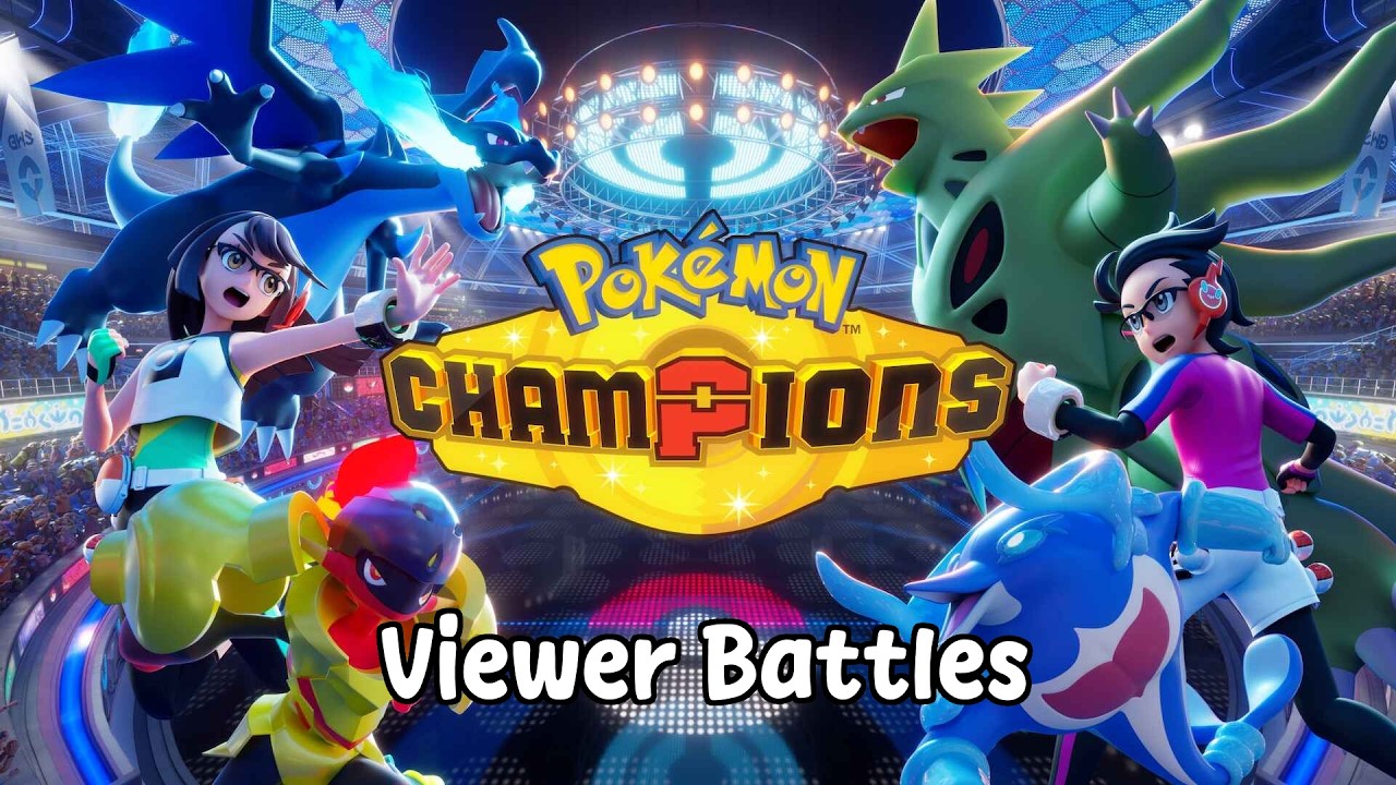 Pokemon Champions Viewer Battles and shiny hunting! | !artattack !patreon