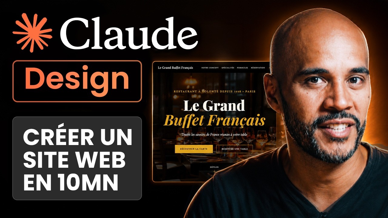 Claude Design IA : Créer un Site Web sans coder | Tuto 2026 - YouTube