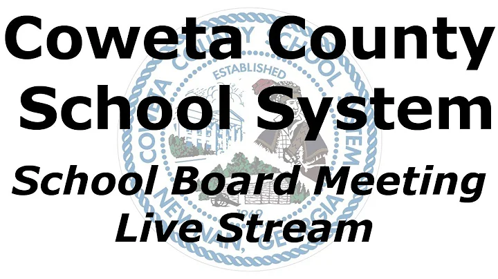 Coweta County School Board Meeting - 07/30/2020
