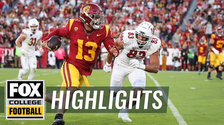 No. 18 USC Trojans vs. No. 14 Utah Utes Highlights | CFB on FOX