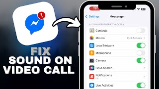 How To Fix No Sound On Messenger Video Call in SECONDS!