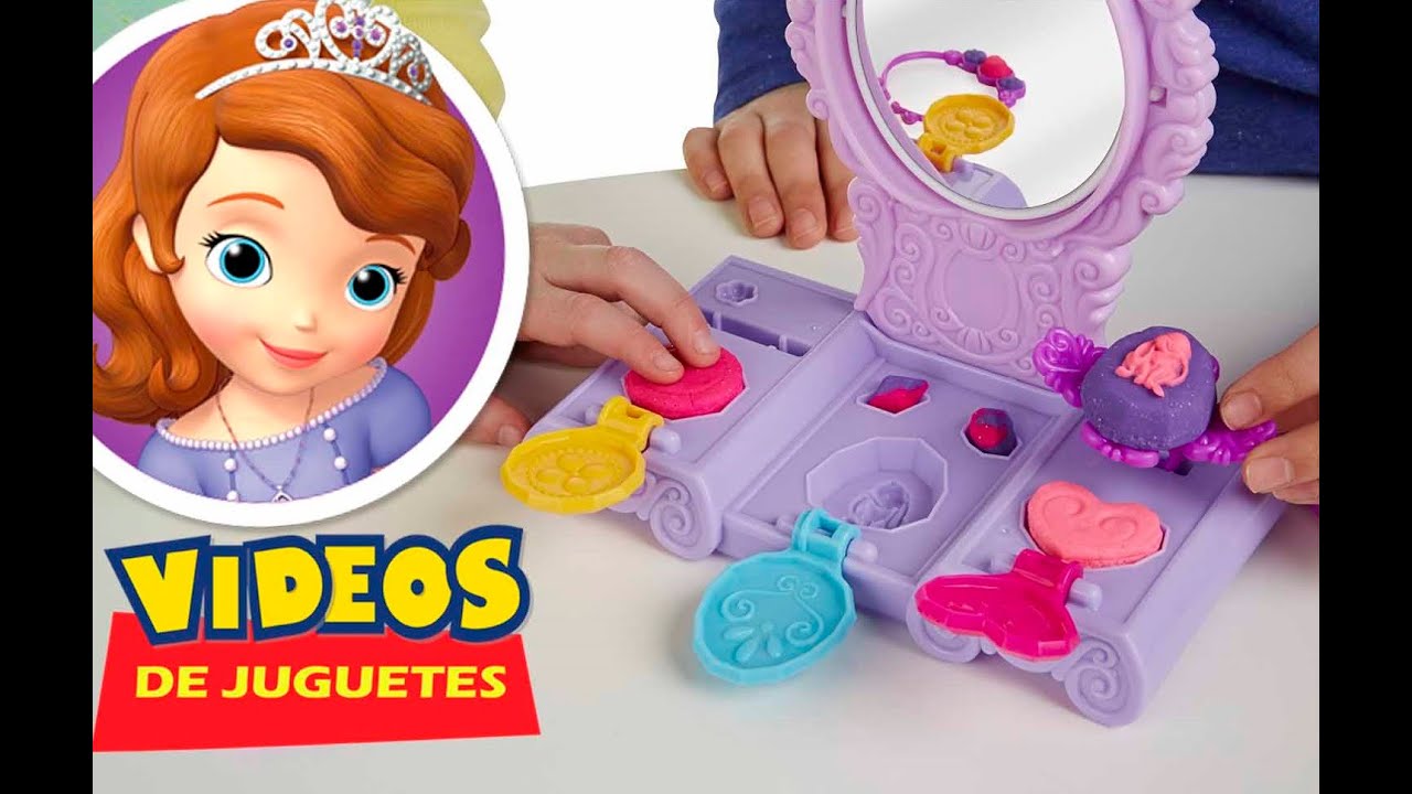La princesa Sofia en español y el tocador de juguetes playdoh - YouTube
