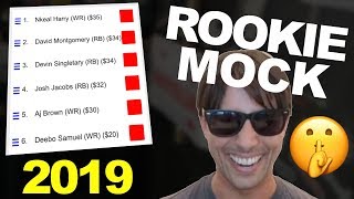 2019 Rookie Fantasy Football Mock Draft - 1st Round (Dynasty)