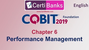 COBIT 2019 Foundation - Chapter 6: Performance Management (English)