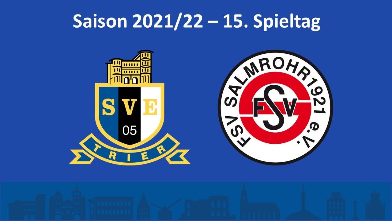 🔵⚫⚪ SVE-TV: Eintracht Trier vs. FSV Salmrohr - Highlights (15. Spieltag OL - 21/22)