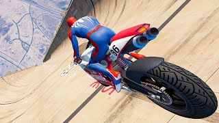 GTA 5 Spiderman Crazy Longest Jumps Fails/Ragdolls (Euphoria Physics, Funny Moments) vol.6