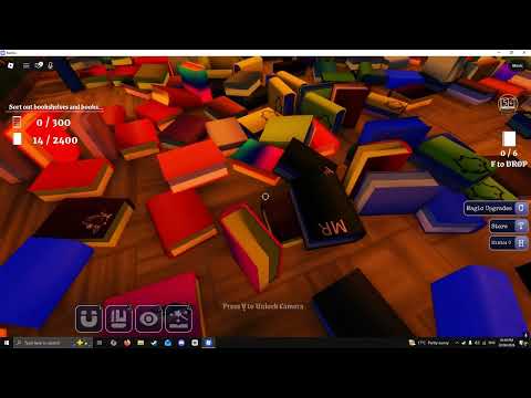 Roblox  Librarian:Tidy Up Roblox Library With Family