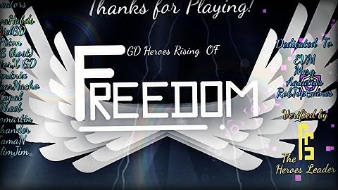 EPIC 2.1 MEGACOLLAB!? "FREEDOM" 100% COMPLETE By MrPPs & More! [EASY DEMON?] | Geometry Dash [2.1]