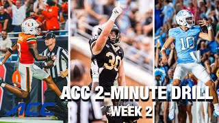 2023 ACC 2-Minute Drill: Week 2
