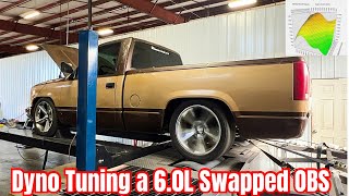 Dyno Tuning a Cammed 6.0L Swapped OBS with HPtuners