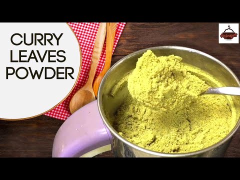 Curry Leaves Powder | ஆரோக்கியமான கருவேப்பிலை பொடி செய்வது எப்படி? | Anjaraipetti