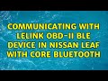 Communicating with LeLink OBD-II BLE device in Nissan Leaf with Core Bluetooth