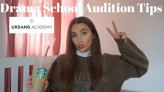 DRAMA SCHOOL AUDITION TIPS / Q&A (URDANG STUDENT)
