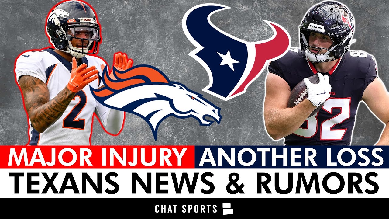 The Broncos Just Got AWFUL News For NFL Week 9 + Browns STEAL Texans Tight End | NFL Trade Rumors
