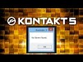 Как добавить библиотеку в Kontakt 5