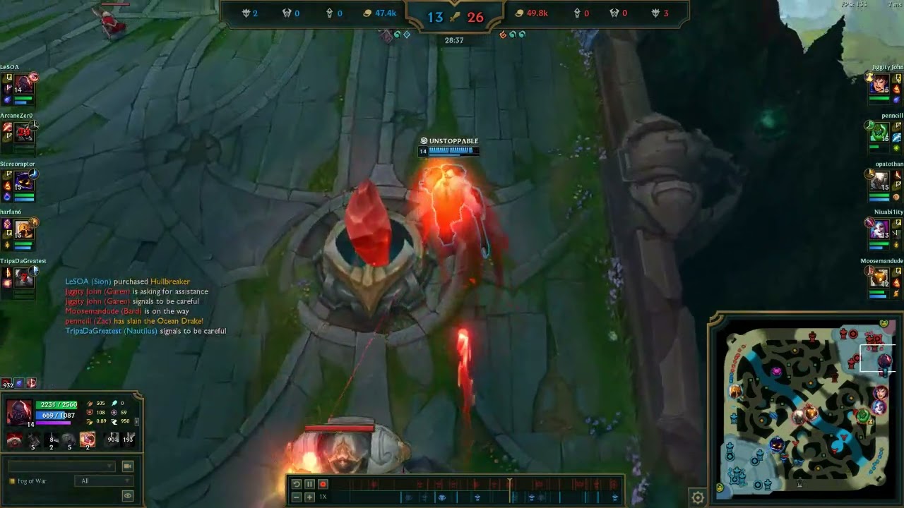 Bronze Sion 200IQ Phase Rush Play (Poor Zac)