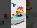 もこもこ！にじいろのあわぶろ🛁🌈｜ポロロいろあそび #いろあそび #Shorts