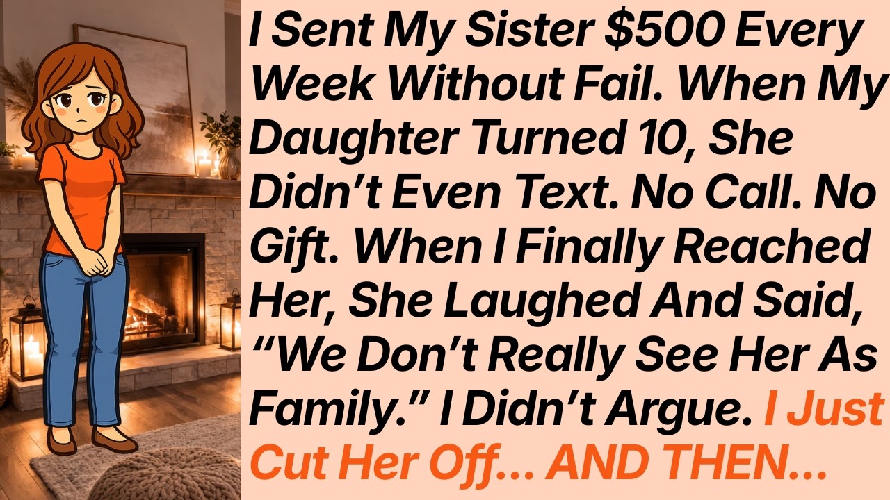 I Sent My Sister $500 Every Week Without Fail. When My Daughter Turned 10, She Didn’t Even Text..