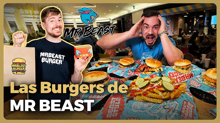 Probando TODA LA CARTA de MR BEAST BURGER: DECEPCIÓN...